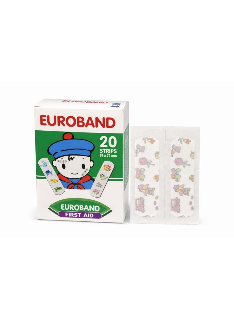 يورو باند بلاستر ولاصق لعلاج الجروح الصغيره للاطفال - Image 2